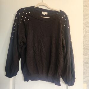 Umgee Black Knit Top